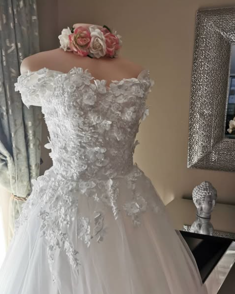 Luxury bridal detail