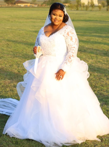 Luxury bridal gown