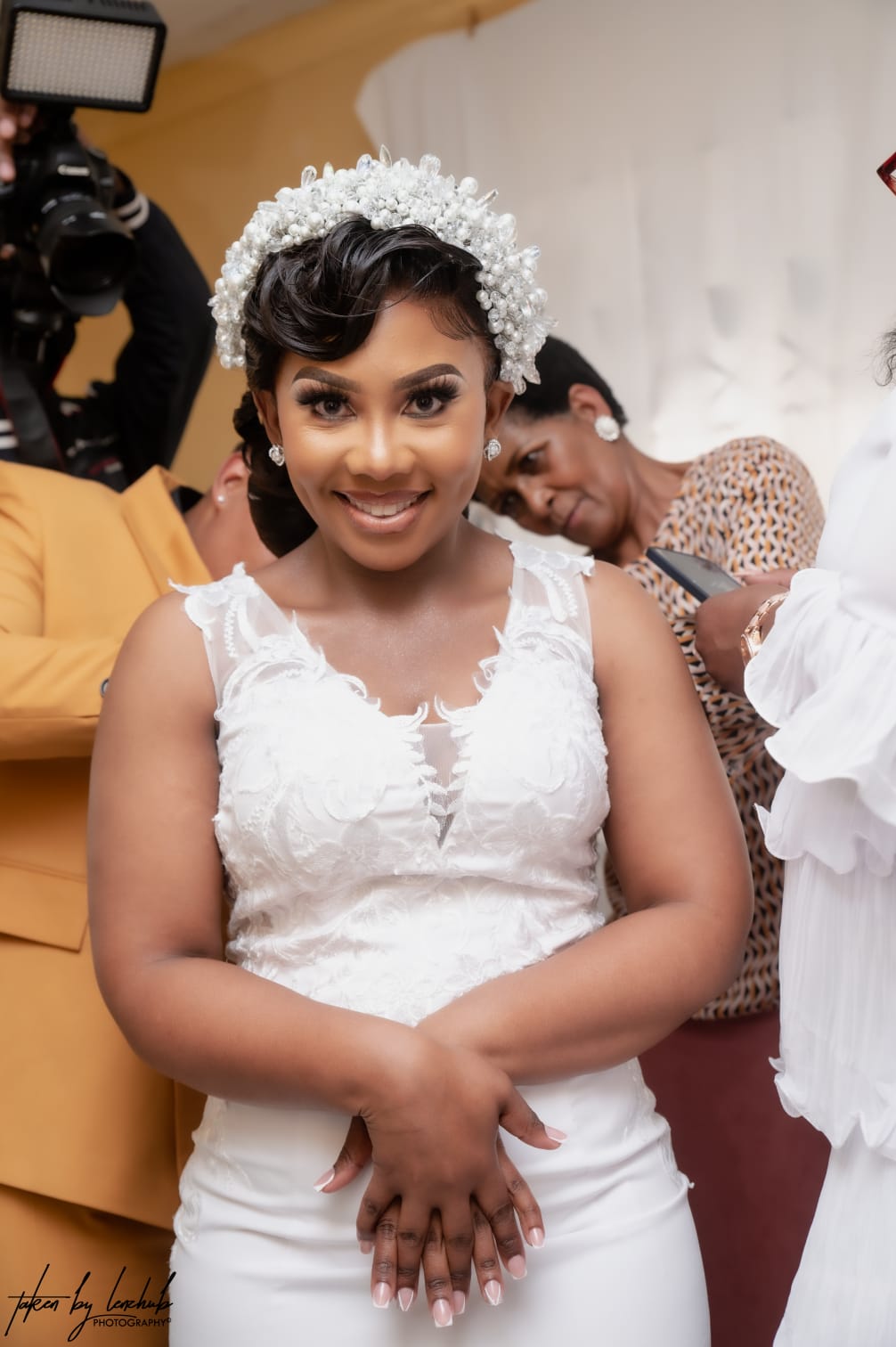 Wedding gown detail